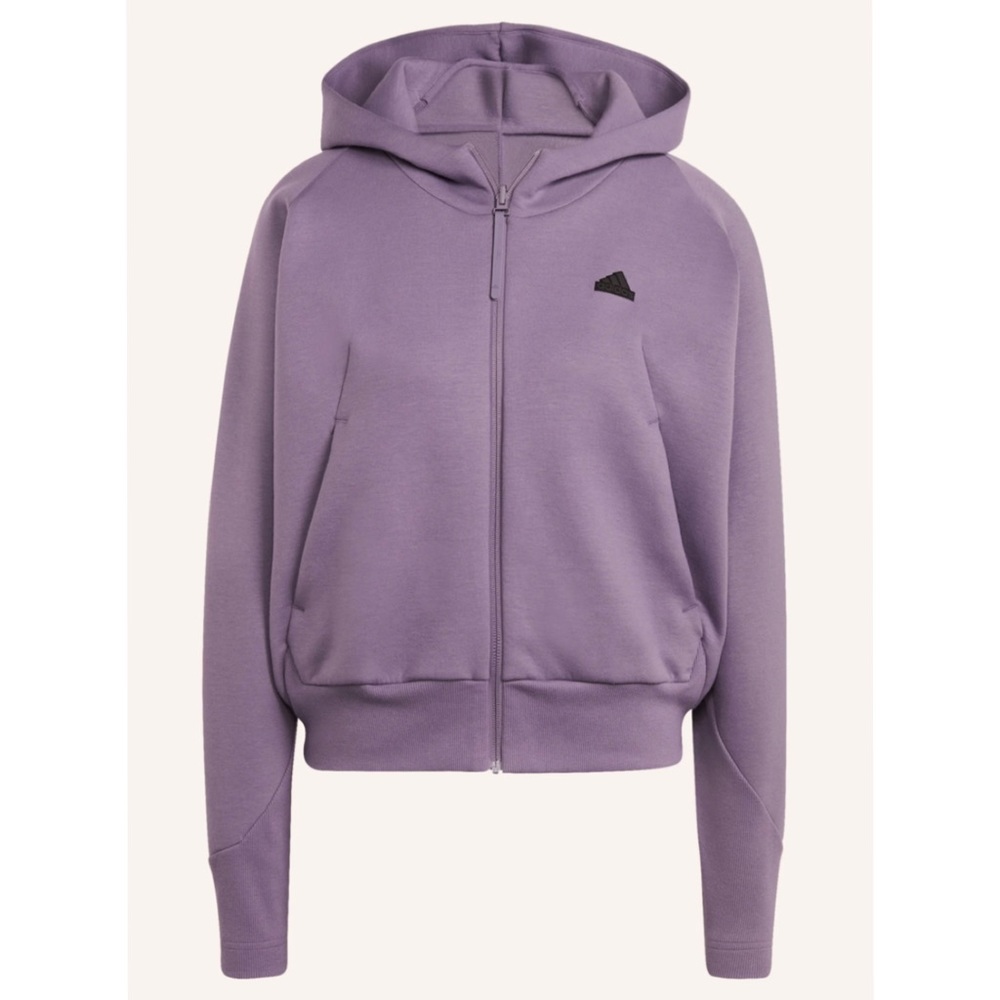 ADIDAS • Shadow Violet F23 ZNE Full-Zip Hooded Jacket, XS - Picture 5 of 16
